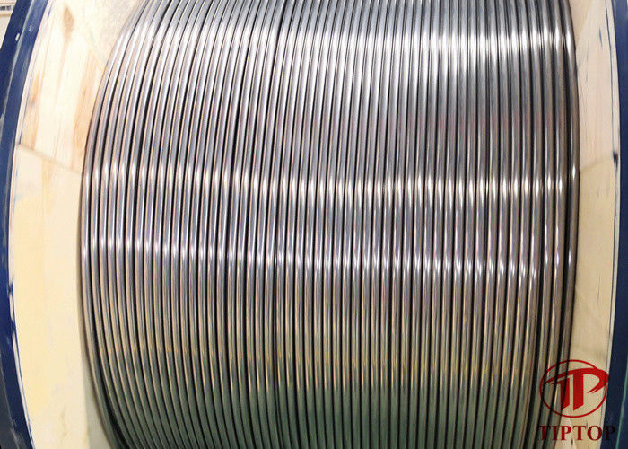 80 HRB ASTM B704 SS Stainless Steel Coiled Tubing